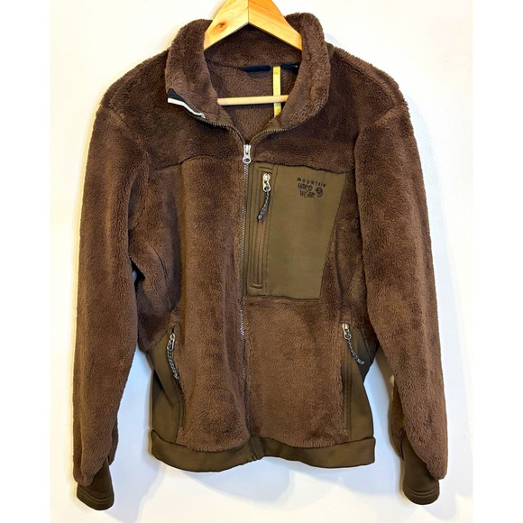 Mountain Hardwear Jackets & Blazers - Mountain Hardwear Women's Monkey Brown Full Zip Jacket Pockets Size L Short